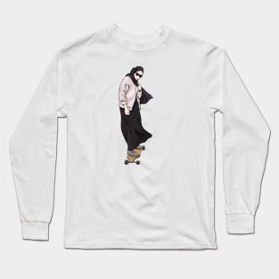 Skateboard hijabi Long Sleeve T-Shirt